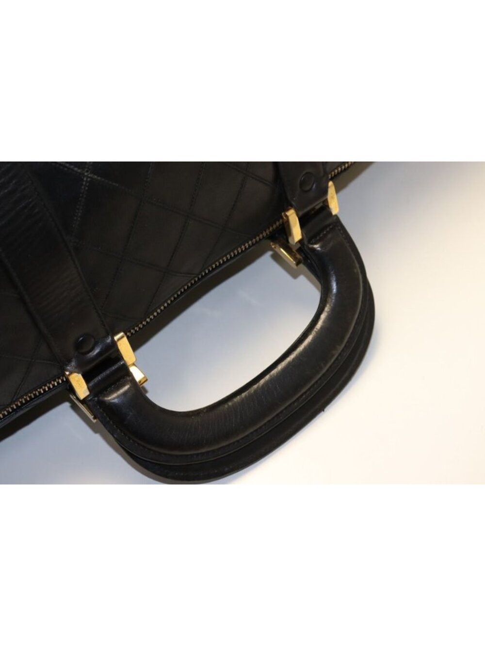 Chanel 0 Bicolor GD Leather Boston - Picture 6 of 11